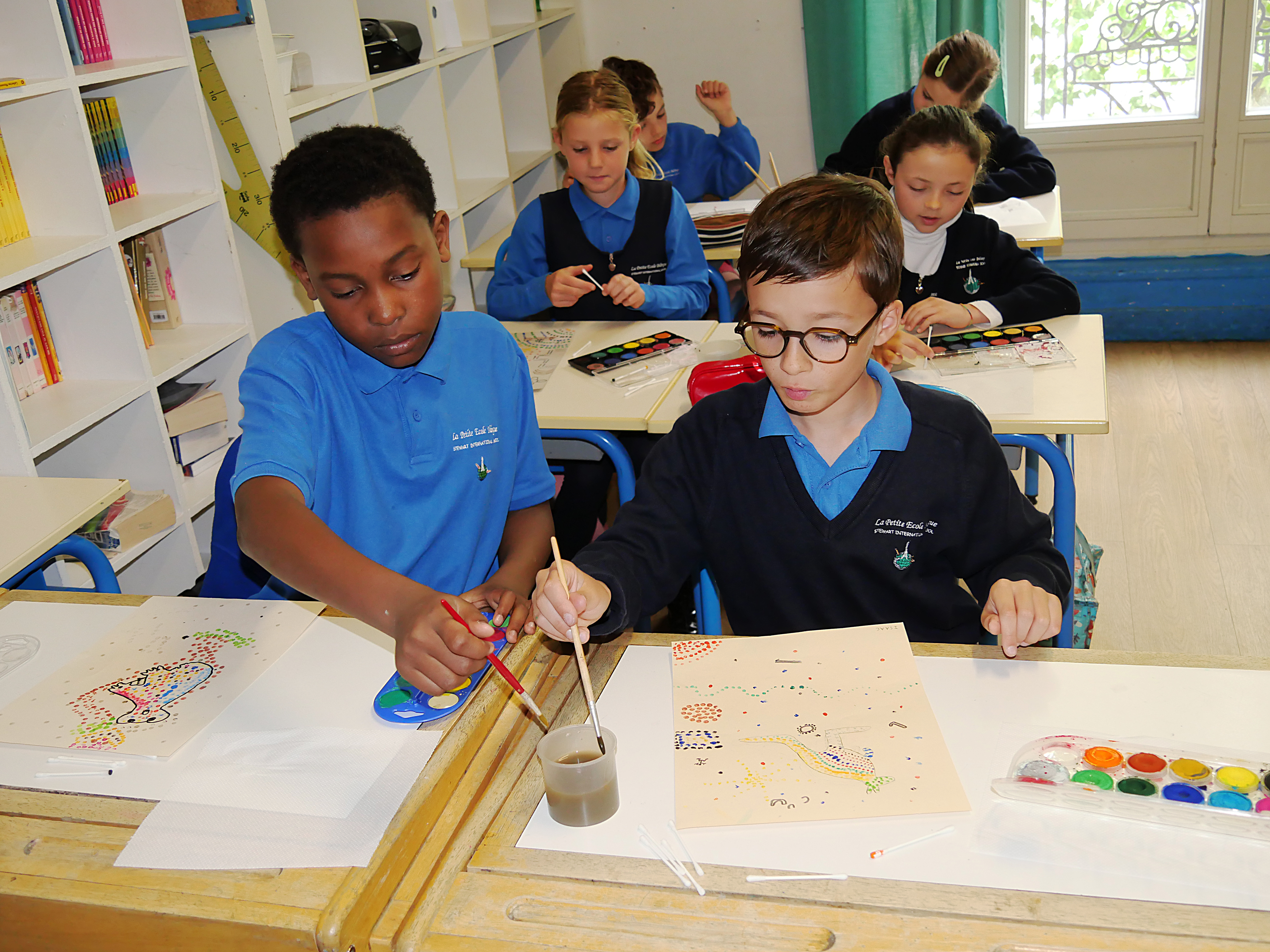 Art activities at school